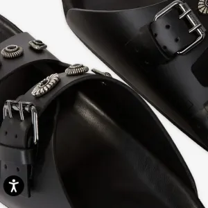 The Kooples Leather Sandals NWB size 38