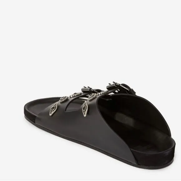 The Kooples Leather Sandals NWB size 38