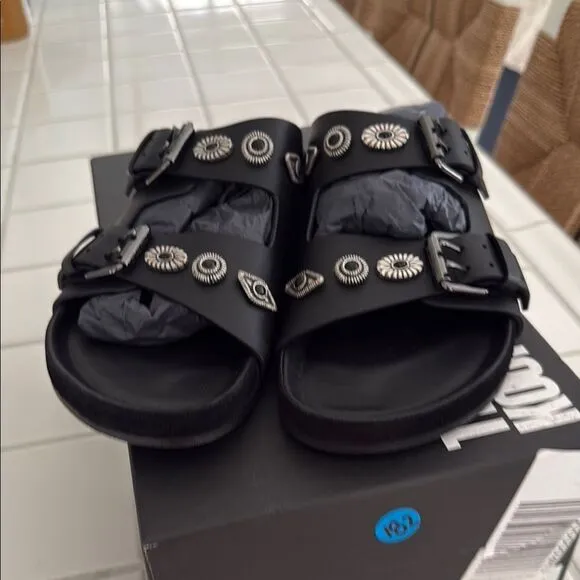 The Kooples Leather Sandals NWB size 38