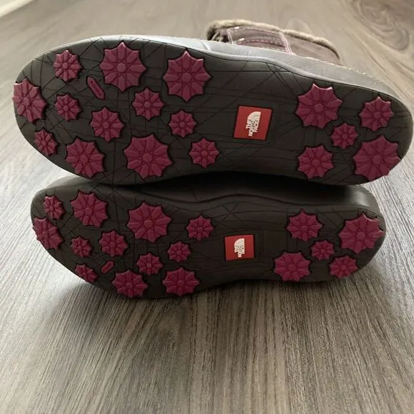 THE NORTH FACE Abby IV Waterproof Suede Leather Boots US 7.5 Brown/Pink MSRP 175