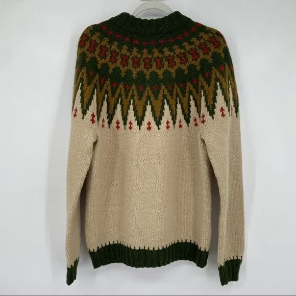 The Sweater Market Copenhagen Denmark 100  percent wool hand knit cardigan