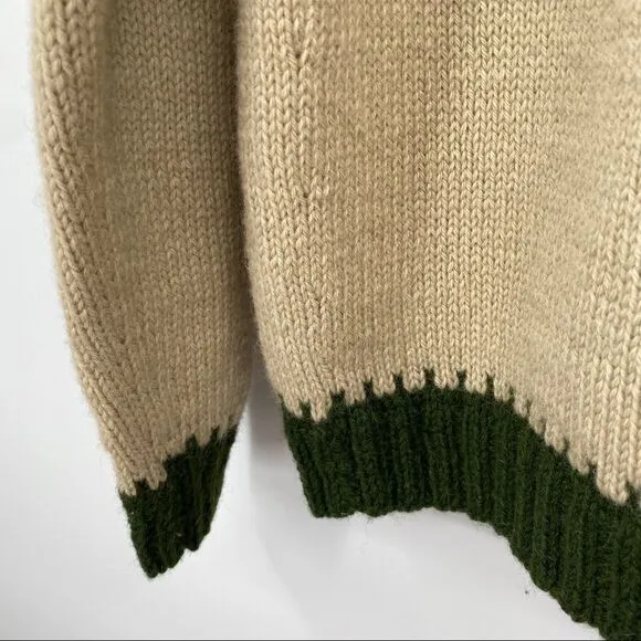 The Sweater Market Copenhagen Denmark 100  percent wool hand knit cardigan