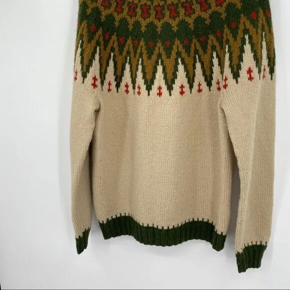 The Sweater Market Copenhagen Denmark 100  percent wool hand knit cardigan