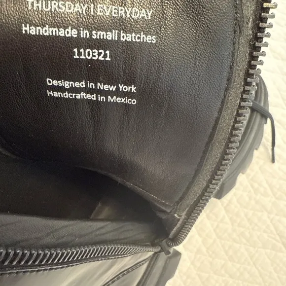 Thursday Boot Company Black Combat Boots with Chunky Sole