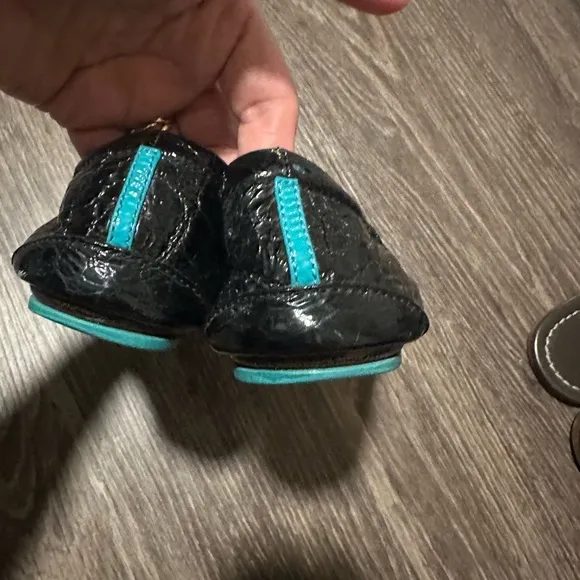 Tieks patent leather sandals