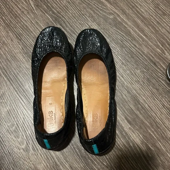 Tieks patent leather sandals