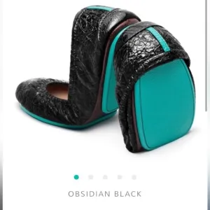 Tieks patent leather sandals