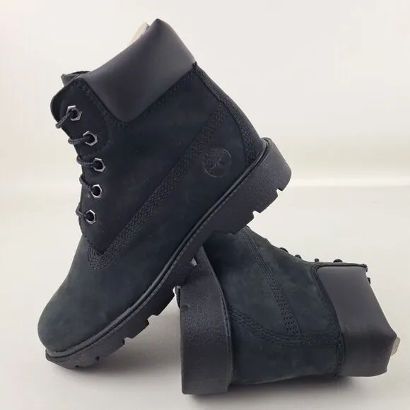 Timberland 6 In Classic Waterproof Boots Black Little Kids