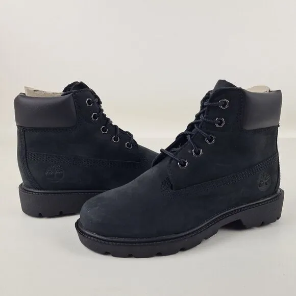 Timberland 6 In Classic Waterproof Boots Black Little Kids