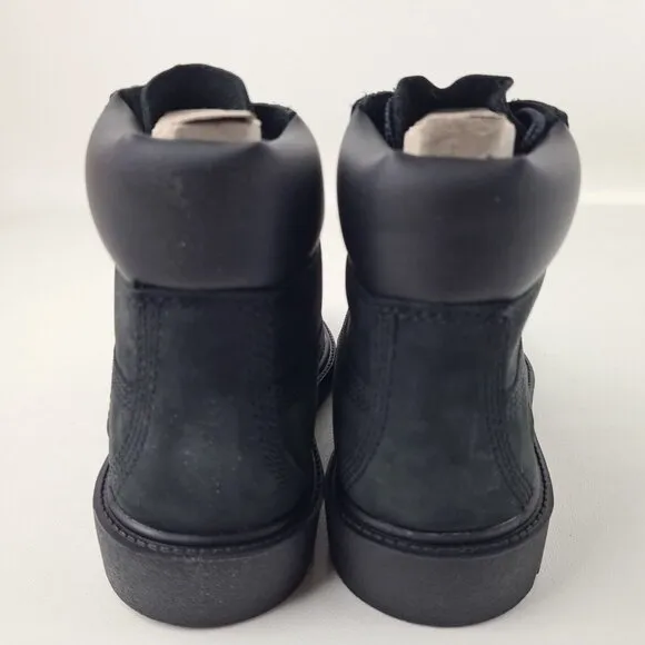 Timberland 6 In Classic Waterproof Boots Black Little Kids