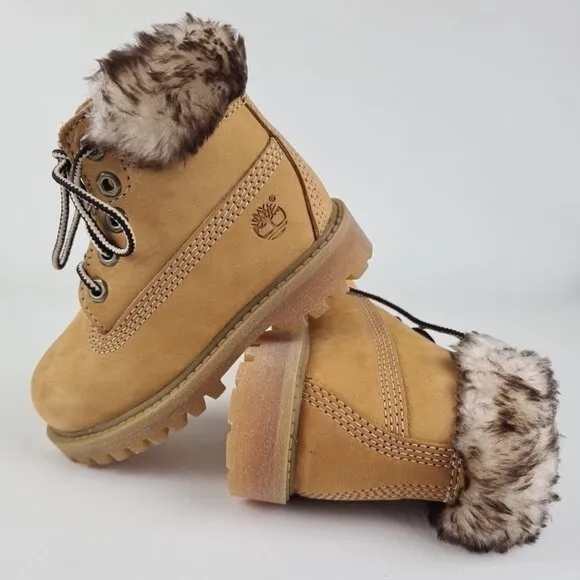 Timberland 6 IN Premium Classic Toddler Boots Wheat Nubuck