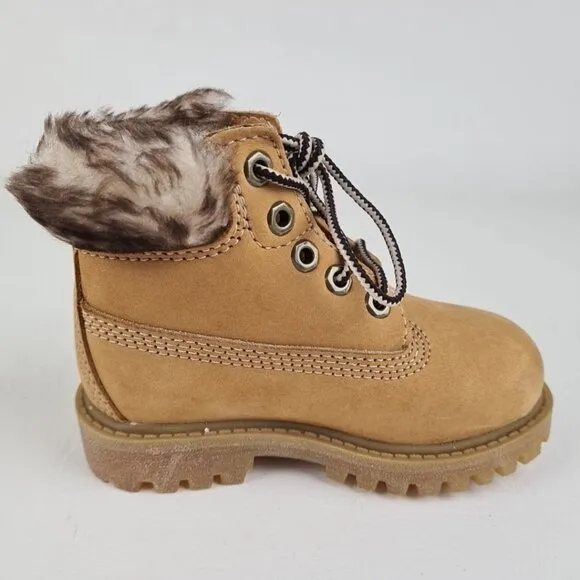 Timberland 6 IN Premium Classic Toddler Boots Wheat Nubuck