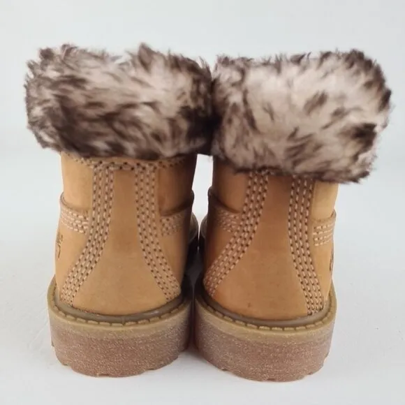 Timberland 6 IN Premium Classic Toddler Boots Wheat Nubuck