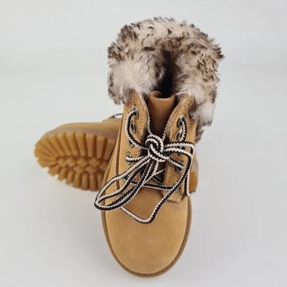 Timberland 6 IN Premium Classic Toddler Boots Wheat Nubuck