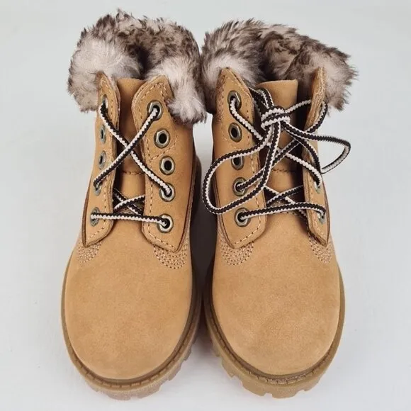 Timberland 6 IN Premium Classic Toddler Boots Wheat Nubuck
