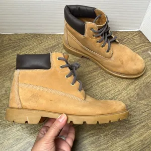 Timberland Classic Boot Tan Leather Boots Size 6