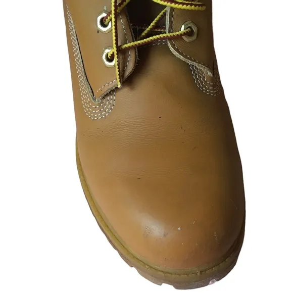 Timberland Men's 6&quot; Premium Waterproof Boots Brown with Olive Green tops