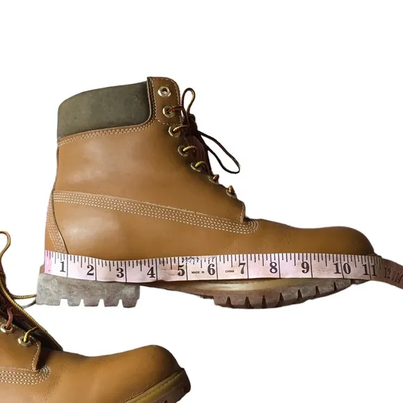 Timberland Men's 6&quot; Premium Waterproof Boots Brown with Olive Green tops