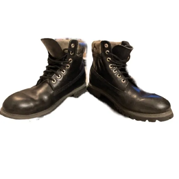 Timberland Men’s Black Scale Camoauge Combat Boots Men's Size 10.5