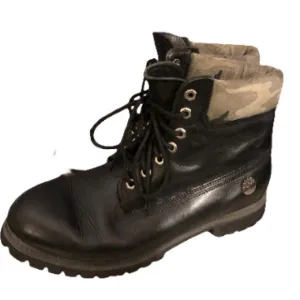 Timberland Men’s Black Scale Camoauge Combat Boots Men's Size 10.5