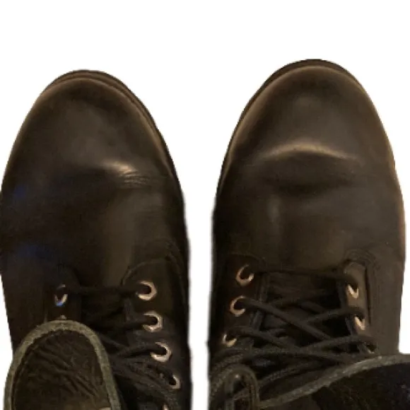 Timberland Men’s Black Scale Camoauge Combat Boots Men's Size 10.5
