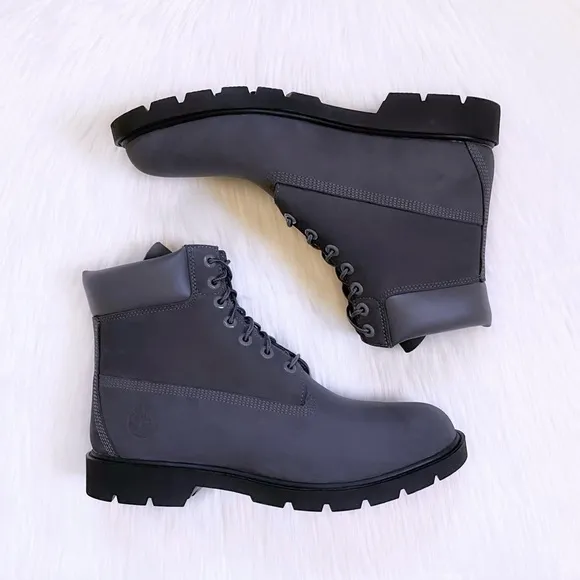 Timberland Men’s Classic 6” Waterproof Dark Grey Boots