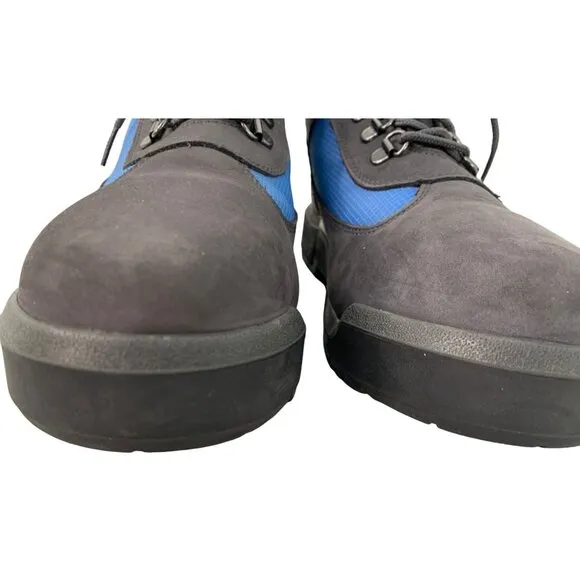 Timberland Mens Field Waterproof Hiking Boots Size 9.5 Gray Blue Primaloft EUC