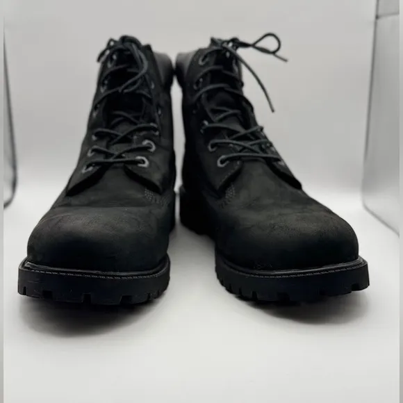 Timberland Nubuck Waterproof Boots in Black, Boys Size 7