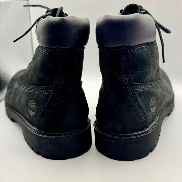 Timberland Nubuck Waterproof Boots in Black, Boys Size 7