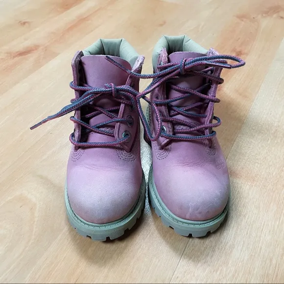 Timberland Pink Classic 6” Boot Toddler Girls Size 7