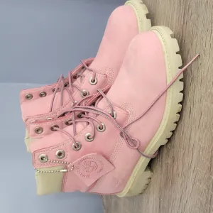 Timberland Pink/Cream Boots