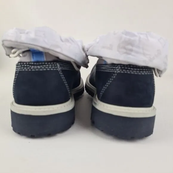 Timberland Script Roll Top Boots Little Kids Navy