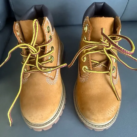 Timberland Tan and Brown Boots with Rugged Construction