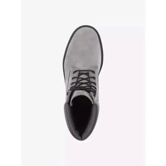 Timberland TB0A64YW033 Combat Boots Men's Gray Leather Waterproof Ankle TF2