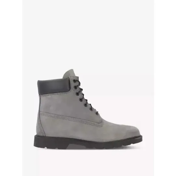 Timberland TB0A64YW033 Combat Boots Men's Gray Leather Waterproof Ankle TF2