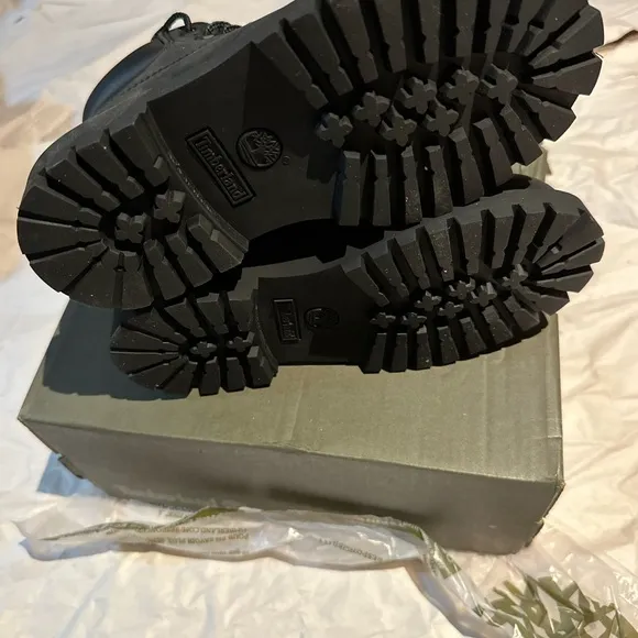 Timberland Toddler Black Waterproof 6”Boots Black Nubuck