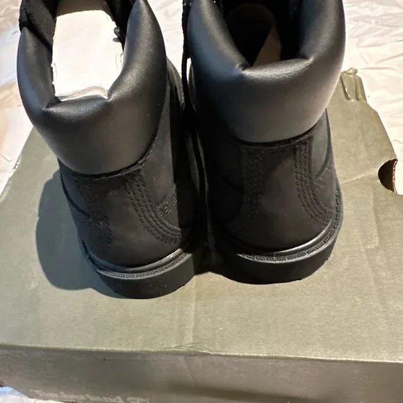 Timberland Toddler Black Waterproof 6”Boots Black Nubuck