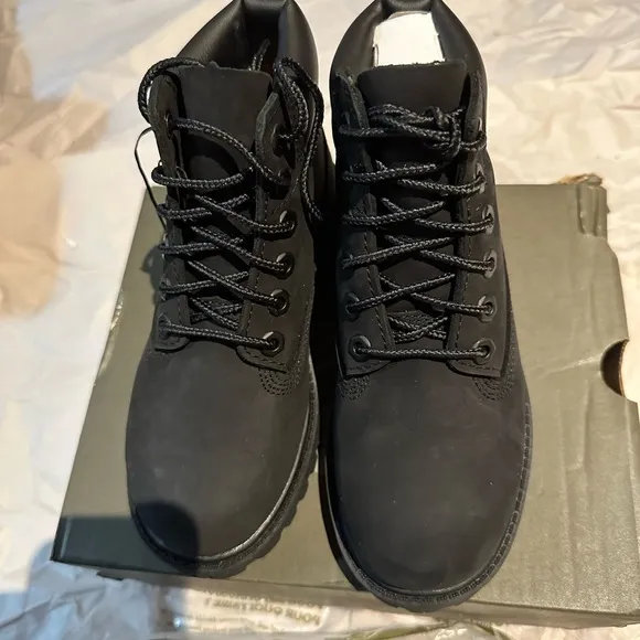 Timberland Toddler Black Waterproof 6”Boots Black Nubuck