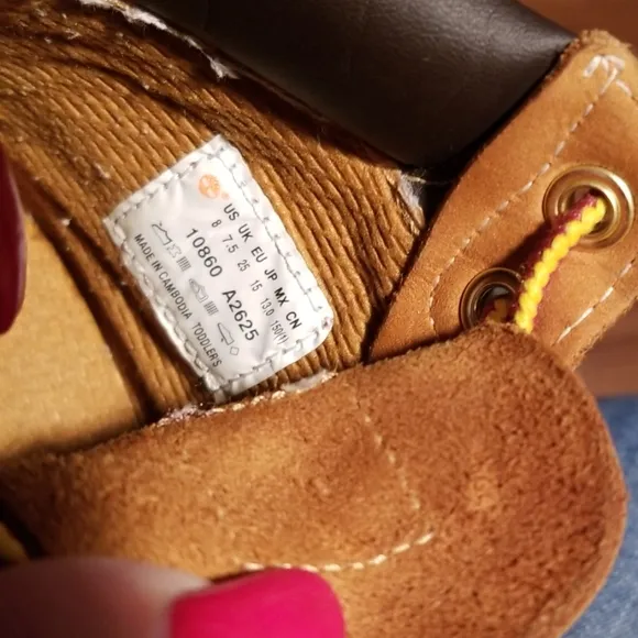 Timberland Toddler boots 8