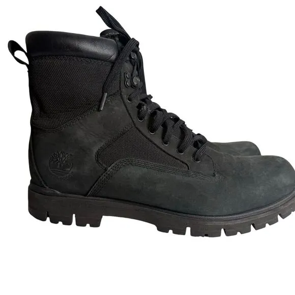 Timberlands Men's Hommes Waterproof‎ Black Sensor Flex Field Boots Size 11