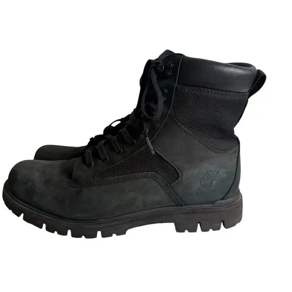 Timberlands Men's Hommes Waterproof‎ Black Sensor Flex Field Boots Size 11