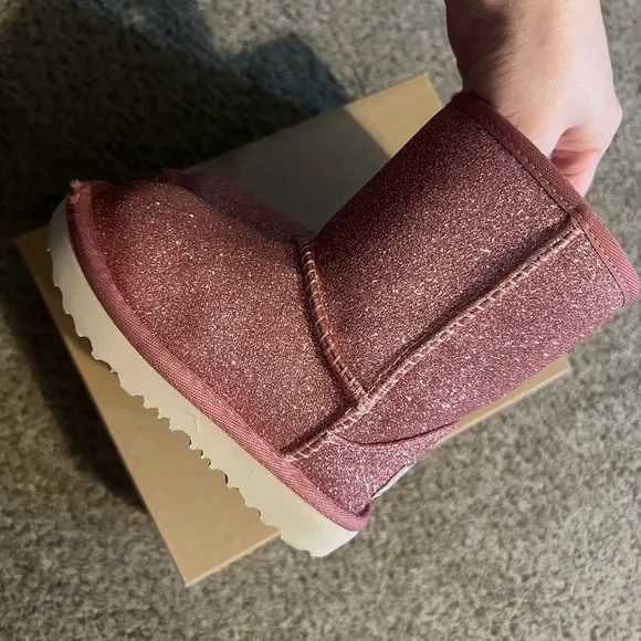 Toddler Glitter Pink Ugg Boots