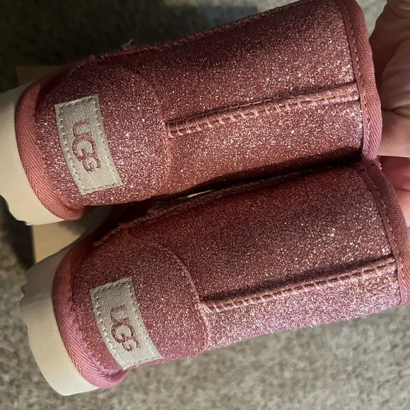 Toddler Glitter Pink Ugg Boots