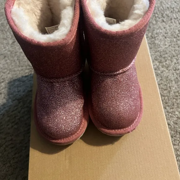 Toddler Glitter Pink Ugg Boots