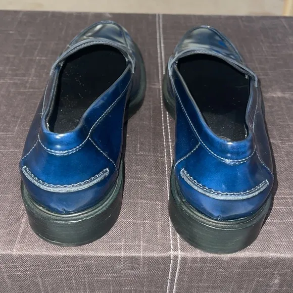 TODS‎ Black n Blue Penny Loafers