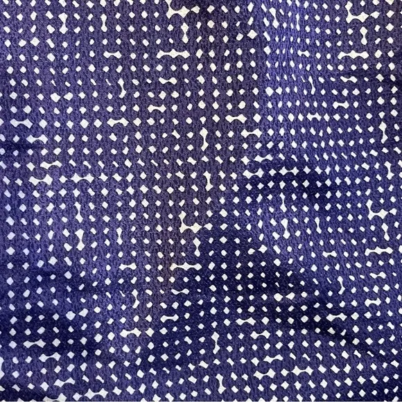 🍕TORY BURCH Alix pencil skirt Wool Silk Cotton blend purple white plaid pattern