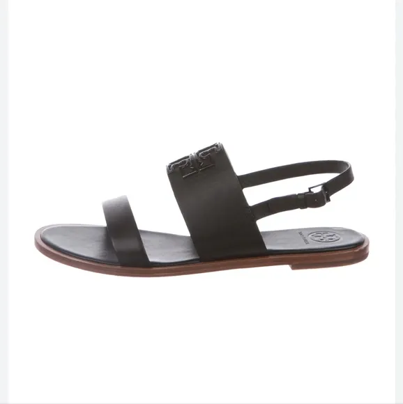 Tory Burch Black Slingback Sandals