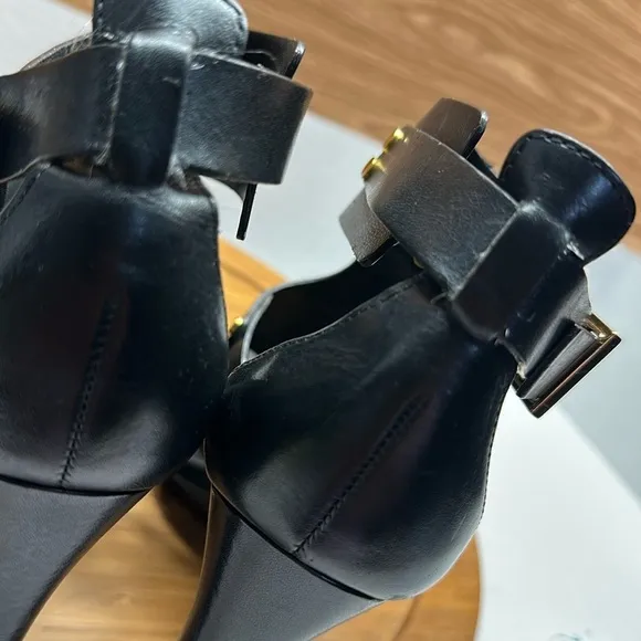 Tory Burch Black Studded High Heel Sandals