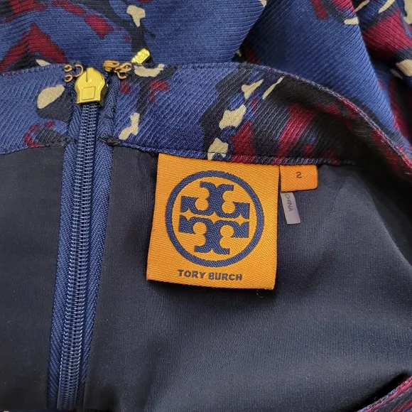 Tory Burch Silk Wool Dorrance Dress NWOT sz 2