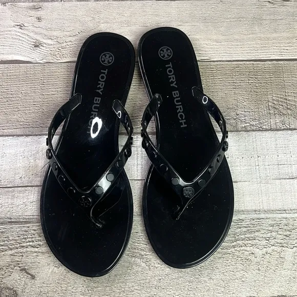 Tory Burch Studded Jelly Sandals